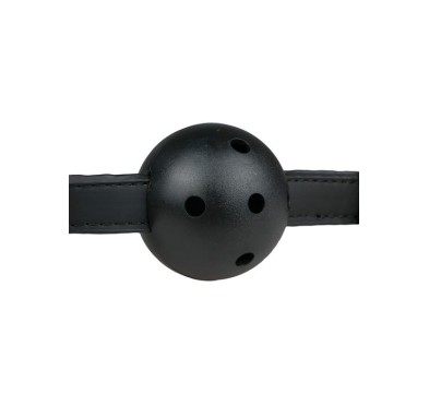 Knebel-Ball Gag With PVC Ball - Black